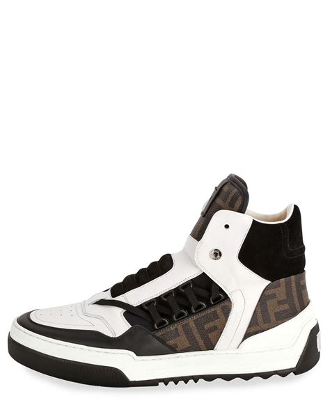 mens fendi sports sneakers|saks Fendi high top sneakers.